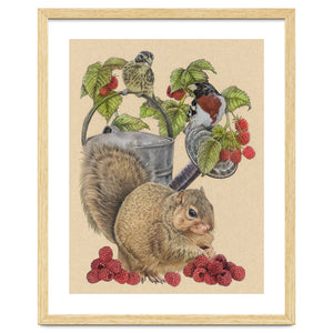 Squirrel Bgmatch by Wendy Hogue Berry