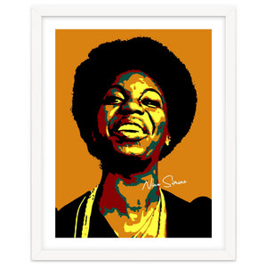 Nina Simone Music Legend in Pop Art by taurungka