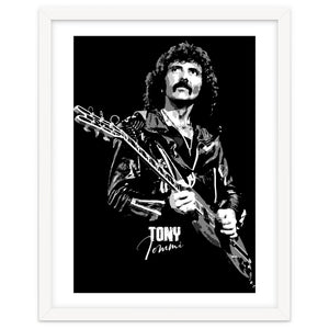 Tony Iommi American Musician Legend In Grayscale by taurungka