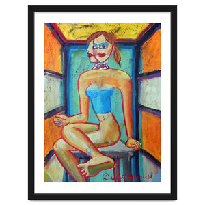 Mujer En La Silla 18 by Diego Manuel Rodriguez