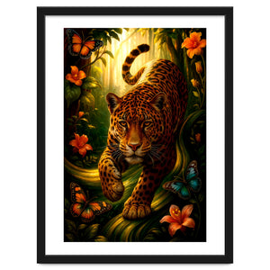 Leopard in Retro Contemporary Aesthetics by Agus Creative