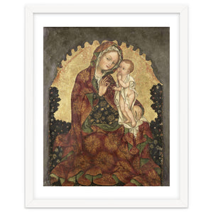 Madonna of Humility. Dating: 1429 - 1439. Measurements: h 53 cm × w 42 cm; d 13.5 cm. by Album