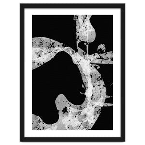 Black and White Abstract by Yuli Saputra