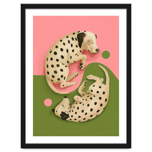Yin And Yang Dalmatians by Branka Kodžoman