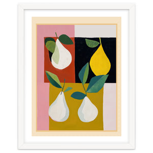 Modern Pears Still Life II by Branka Kodžoman