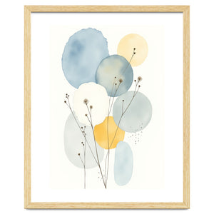 Modern Abstract Flower by Caramel