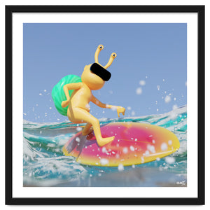 Surfing - angle #2 (Lwuba 043 Salt Proof Surfing 02) by CurrySamurai