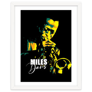 Miles Davis American Jazz Trumpeter by taurungka