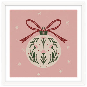 Christmas Flower Globe by Wackapacka