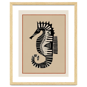 Striped Seahorse II by Branka Kodžoman