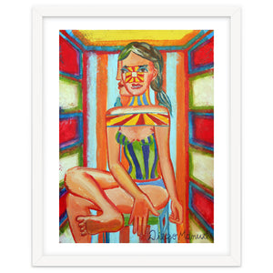 Mujer En La Silla 10 by Diego Manuel Rodriguez