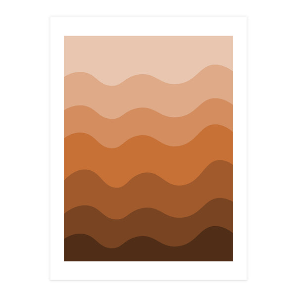 Brown gradient design (Print Only)