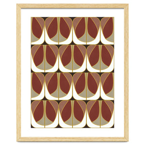 Umber Deco Tiles by DesigndN