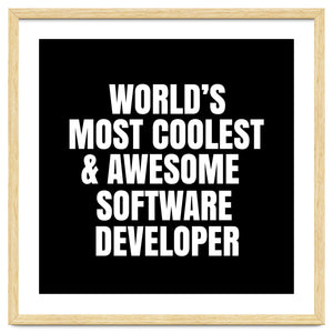 World's most coolest and awesome software developer by Happieeagle