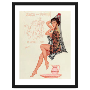 Pinup Spanish Girl by Hermes