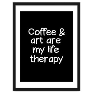 Coffee and art are my life therapy by Happieeagle