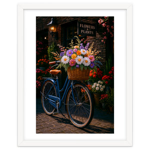 The Aesthetic of a Bicycle at a Flower Shop by Agus Creative