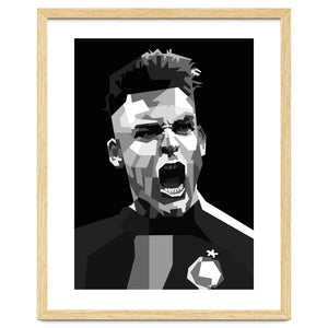 Lautaro Martinez Football Striker by Artkreator