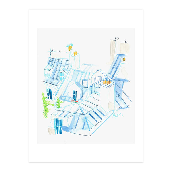 Paris Rooftops (Print Only)