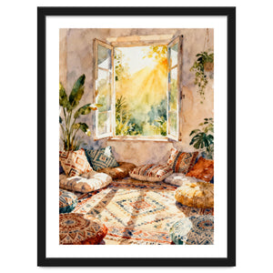Matisse Inspired Livingroom by Artzy Posters