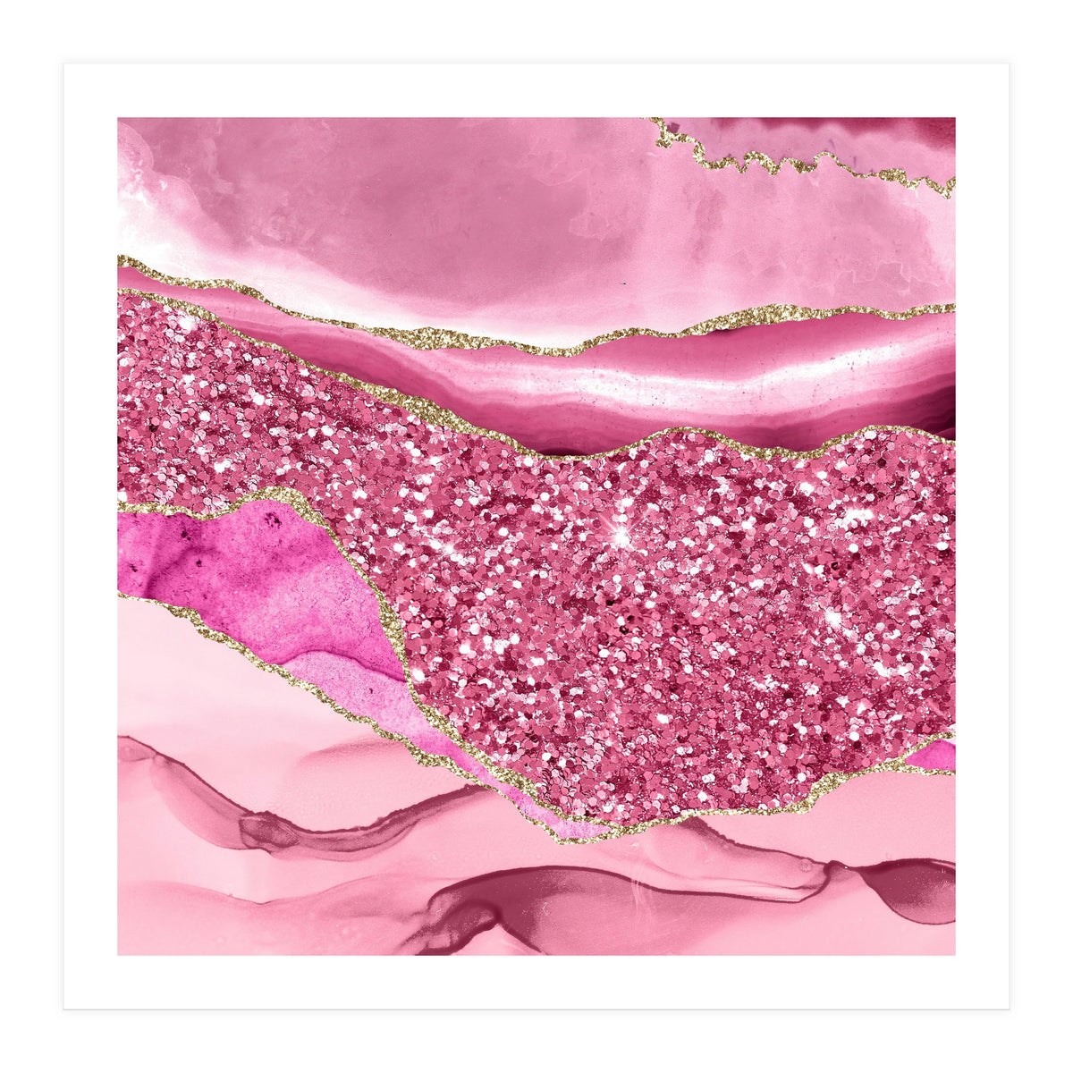 Agate Glitter Dazzle Texture 01 (Print Only)