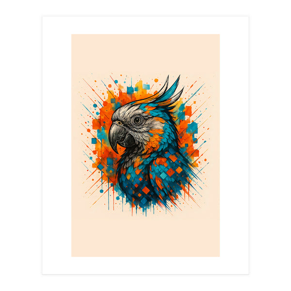 Parrot Animal Watercolor (Print Only)