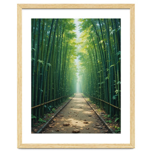 The Emerald Path: A Sun-Drenched Journey by artistic