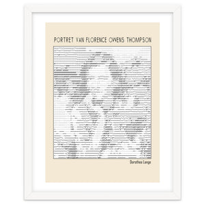 Portret Van Florence Owens Thompson (ascii Art) by Doa Project