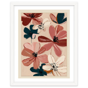 Blush And Wine Blossoms III by Branka Kodžoman