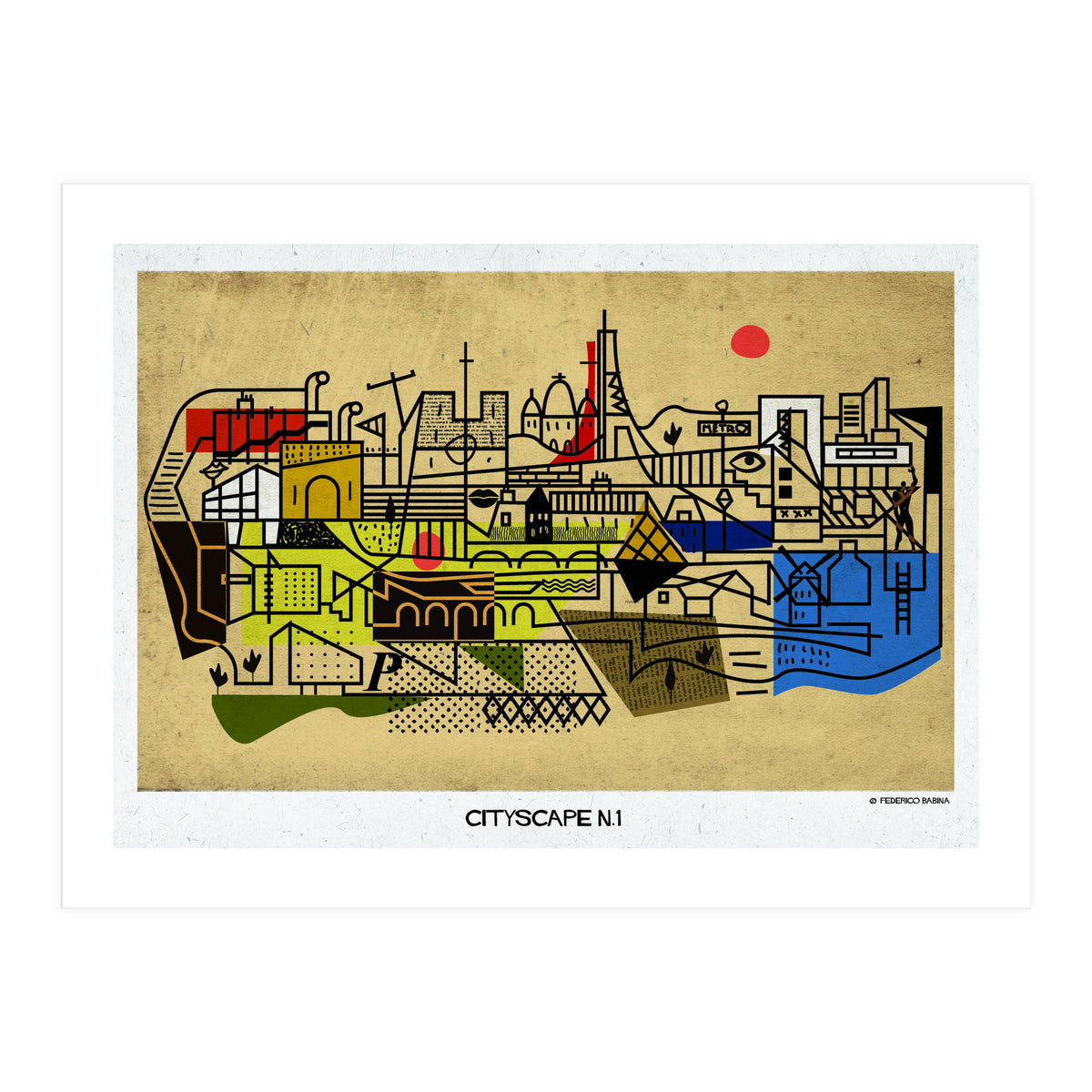 01 Cityscape Paris 01 (Print Only)