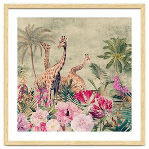 Exotic Vintage African Flower Safari by Uta Naumann Design