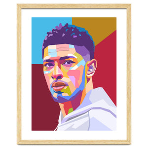 Jude Bellingham pop art portrait by Ndhon