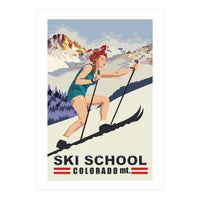Ski School Colorado (Print Only)