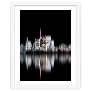 Toronto Skyline Blur Version No 2 by The Learning Curve Photography