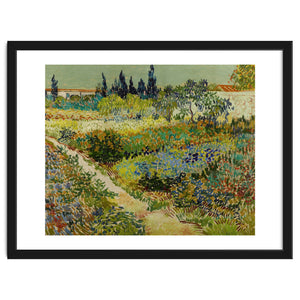 Vincent van Gogh – Garden at Arles | Vibrant Post-Impressionist Wall Art by William Morrin