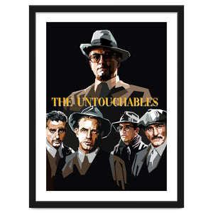 The Untouchables Movies Retro Illustration Trending Now by Artkreator