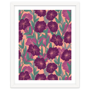 Bold Bloom Purple by DesigndN