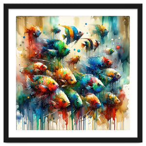 Colorful Aquarium Fish by Chromatic Fusion Studio