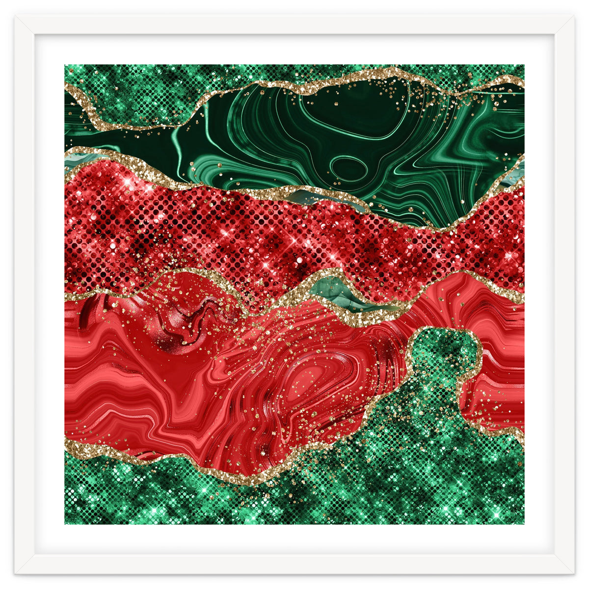 Christmas Glitter Agate Texture 02