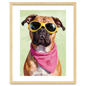 Cool Dog with Sunglasses – Funky Bandana by neeteshdsgn