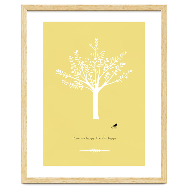 Happy Bird and Tree