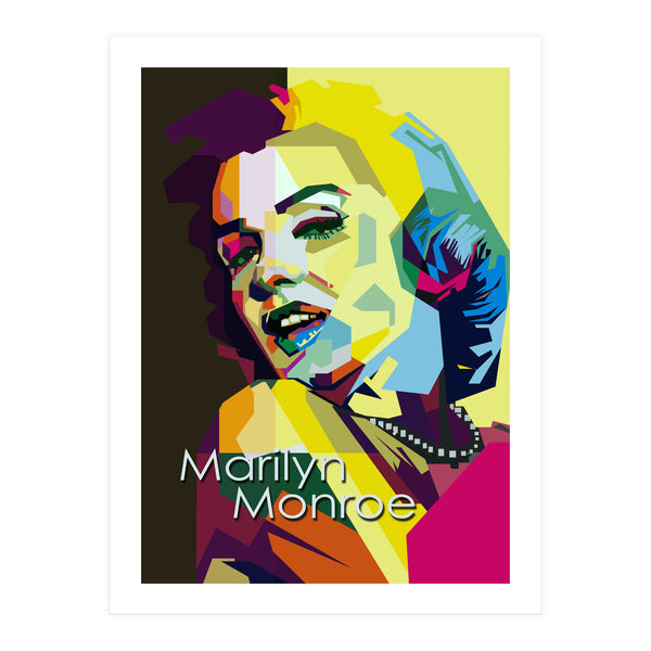 Marilyn Monroe Beauty Actress Pop Art Wpap (Print Only)