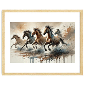 Wild Horses Rush by Chromatic Fusion Studio