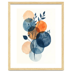 Flower Abstract Botanical by Caramel