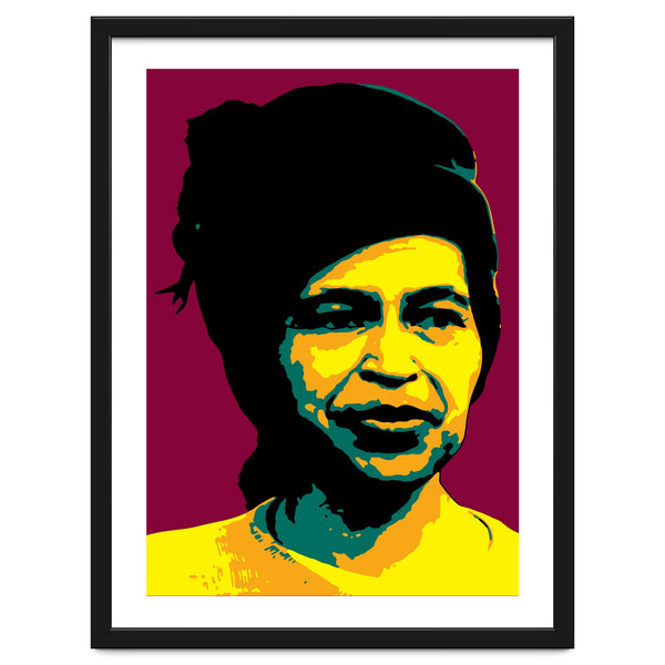Rosa Parks American Activist Legend in Pop Art