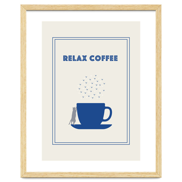 RELAX COFFEE CAT