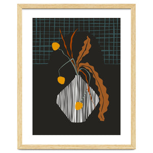 Midcentury ikebana dark by Annick