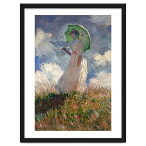 Claude Monet / 'The Woman with a Parasol', 1886, Oil on canvas, 131 × 88 cm. SUZANNE HOSCHEDE. by Album