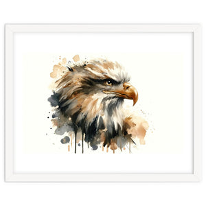 Majestic Eagle Side Profile by Chromatic Fusion Studio