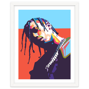 Travis Scott wpap art by Ndhon